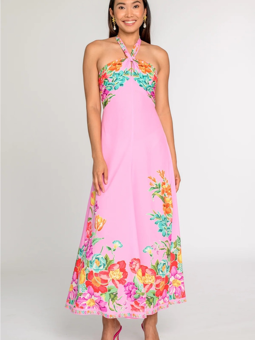 Elizabeth James Aubrey Tulip Maxi Dress